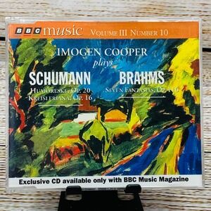 Imogen Cooper‎ Plays Schumann & Brahms Classical Music [1995 CD] BBC Music